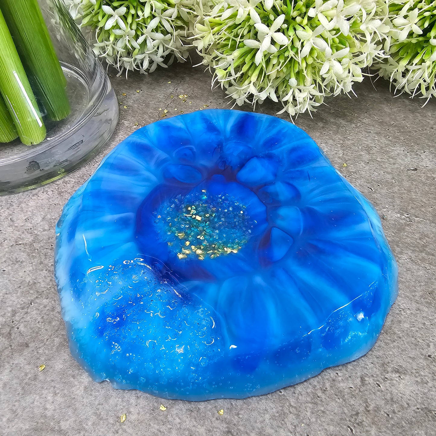 Chunky Round Druzy Silicone Mold | Premium Resin and Plaster Crafting Mold for DIY Projects